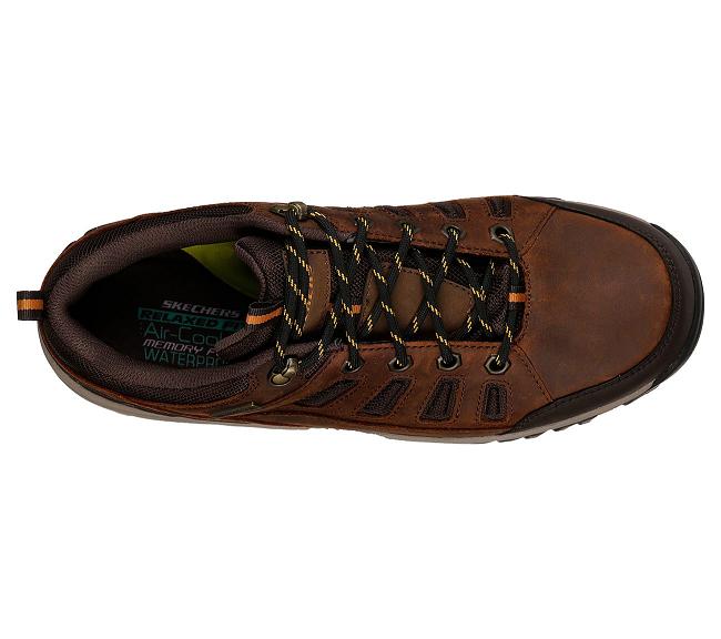 Zapatos Sin Cordones Skechers Hombre - Relment Marrones EOAPZ8735